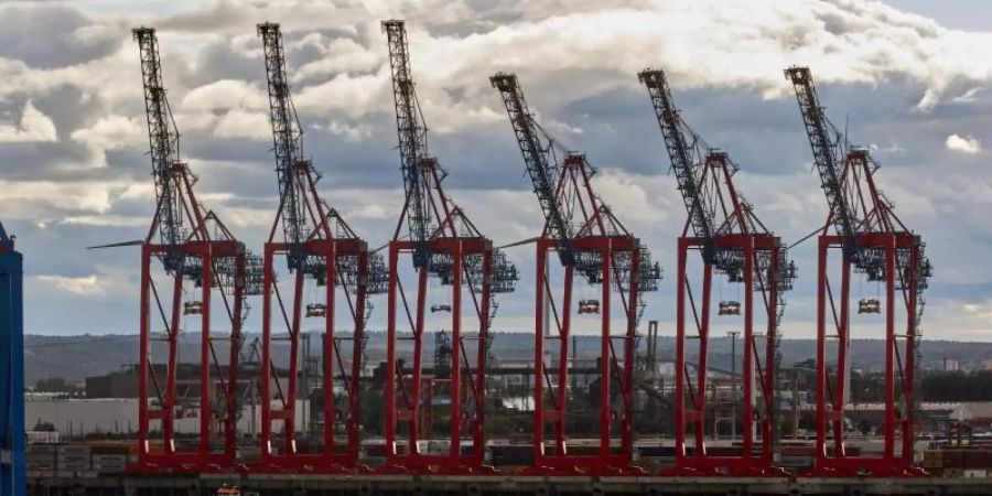 Laut ZDS ist der Umschlag der deutschen Seehafenbetriebe im ersten Halbjahr im Vergleich zum Vorjahreszeitraum coronabedingt um 15 Millionen Tonnen auf 135,7 Millionen Tonnen gesunken. Foto: Georg Wendt/dpa
