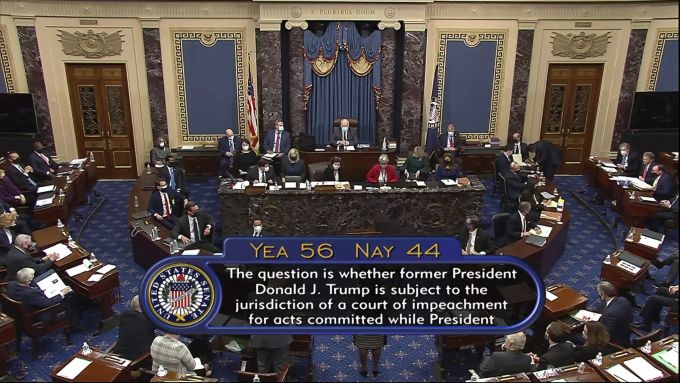 US-Senat im Kapitol. Trump Impeachment