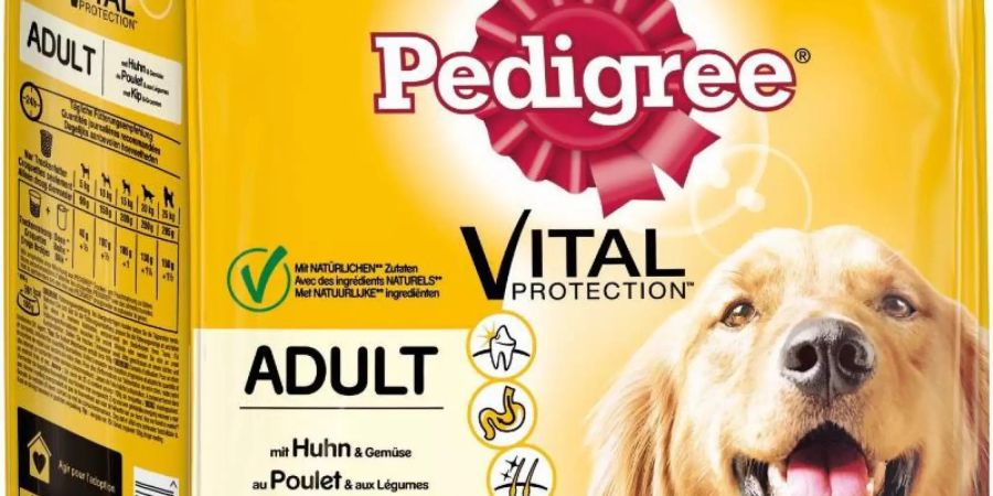 Rückruf für: Pedigree Adult mit Huhn und Gemüse, 3 kg Trockenfutter; EAN-Code des Beutels: 4008429086328; Mindesthaltbarkeitsdatum: 06.02.2022, 15.02.2022, 16.02.2022. Foto: Mars Petcare/Mars GmbH/obs