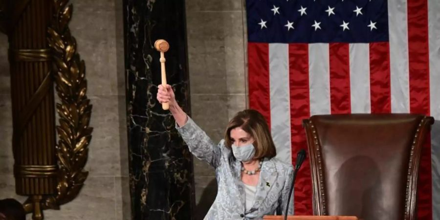 In den vergangenen zwei Jahren an der Spitze der Parlamentskammer war Pelosi politisch die mächtigste Frau Amerikas und oft die wichtigste Gegenspielerin von Präsident Donald Trump. Foto: Erin Scott/Pool Reuters/AP/dpa