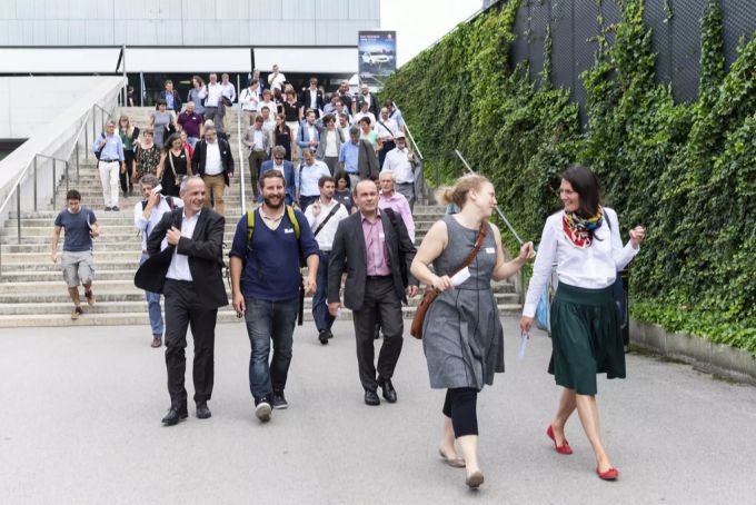 Die Fraktion der GLP bei einem Ausflug 2018. Organisation glp