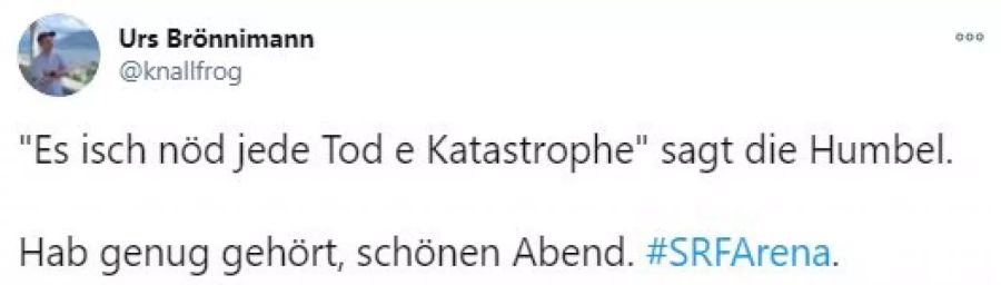 Reaktionen auf die Aussage in der «Arena» von CVP-Nationalrätin Ruth Humbel.