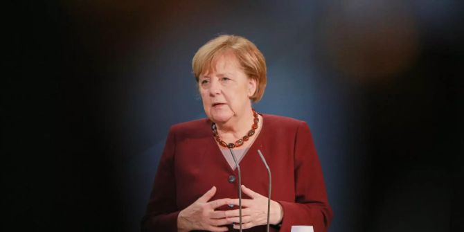 Press briefing of Chancellor Merkel after the video conference on the G-20 summit