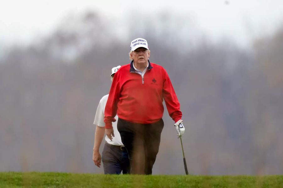 US-Präsident Trump im Golf Club