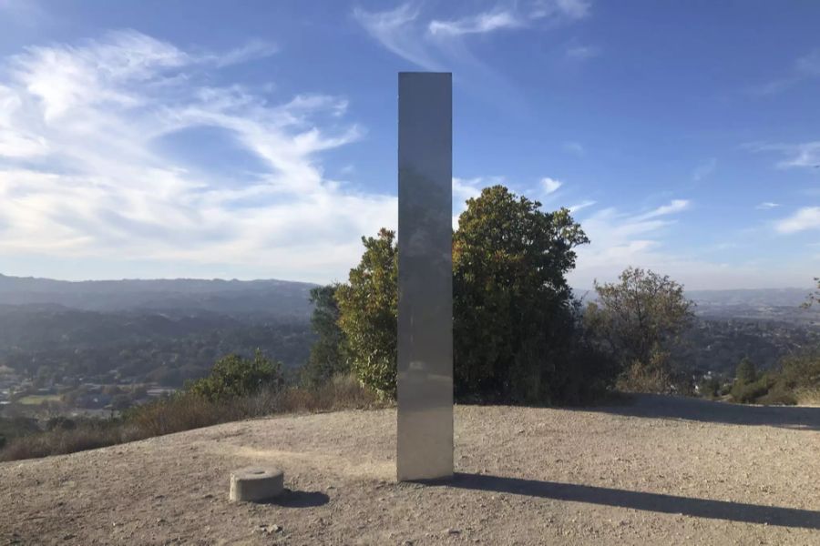 Der dritte Monolith tauchte im kalifornischen Atascadero auf.