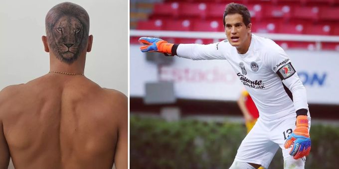 Nach Corona kahl - Uruguay-Goalie lässt sich Löwe auf Glatze tätowieren