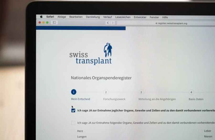 Organspende Organe spenden swisstransplant