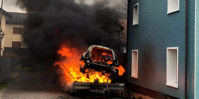 Beim Brand wurde niemand verletzt. Beim Brand wurde niemand verletzt.