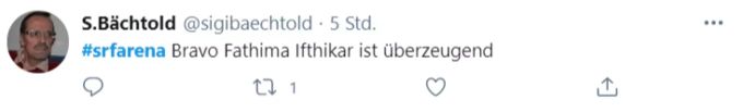 Kopftuchträgerin Ifthikar bekam viel Lob für ihre Argumente. arena