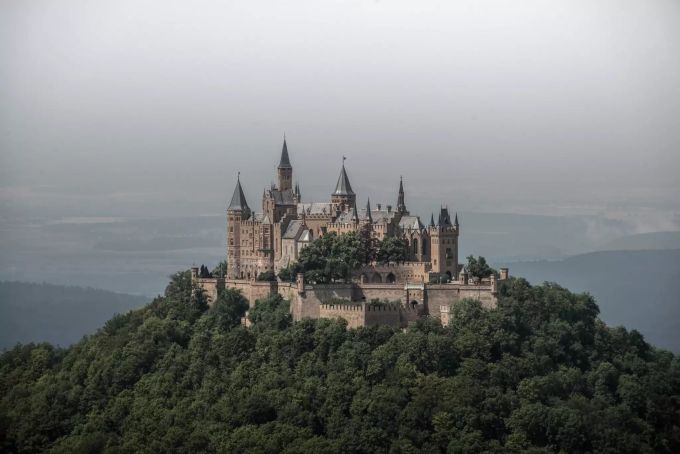 Burg Hohenzollern in Deutschland. Burg Hohenzollern