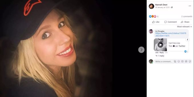 Corona-Leugnerin Hannah Dean darf in ihrem Heimatland keine Spitäler mehr besuchen. Hannah Dean Coronavirus