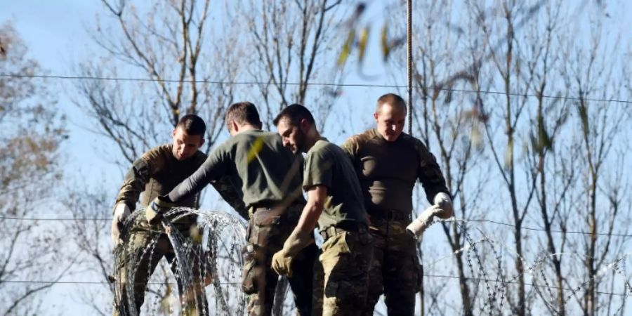Slowenische Soldaten