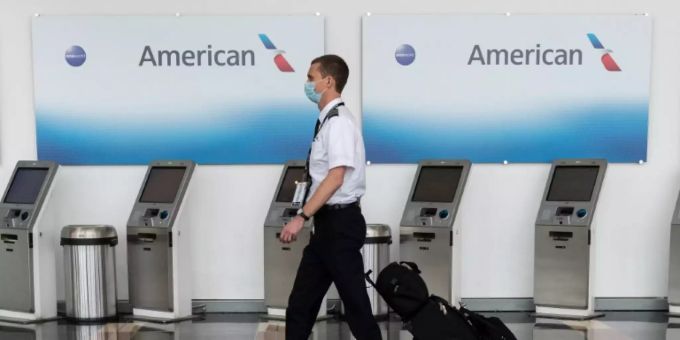 Leerer Flughafen in den USA Leerer Flughafen in den USA