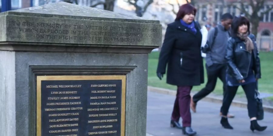 Denkmal an die Opfer von Birmingham