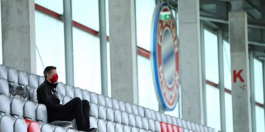 Wegen eines positiven Coronatests bei einer Spielerin aus Leverkusen wird nicht gegen Bayern im Stadion an der Grünwalder Strasse gespielt. Foto: Adam Pretty/Getty Images Europe/Pool/dpa