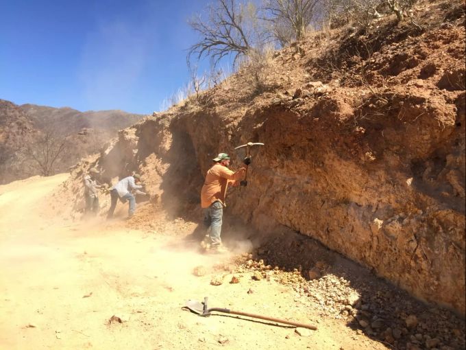 Das Hauptprojekt von Aztec Minerals in Mexiko, bei dem Kupfer, Silber und Gold vorkommt. Kupfer
