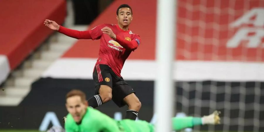 Mason Greenwood brachte Man United gegen Leipzig auf die Siegerstrasse. Foto: Nick Potts/PA Wire/dpa