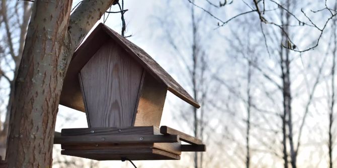 Vogelhäuschen.