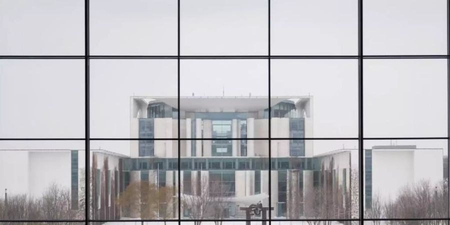 Blick auf das Bundeskanzleramt in Berlin. Foto: Gregor Bauernfeind/dpa