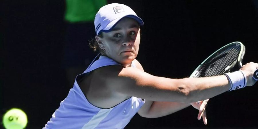 Ashleigh Barty ist im Viertelfinale ausgeschieden. Foto: Andy Brownbill/AP/dpa