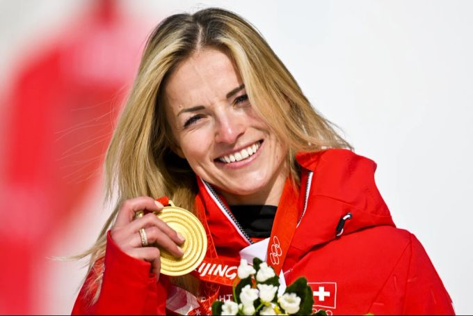 Bisher holte Lara Gut-Behrami an Olympischen Spielen einmal Gold und zweimal Bronze. Lara Gut-Behrami