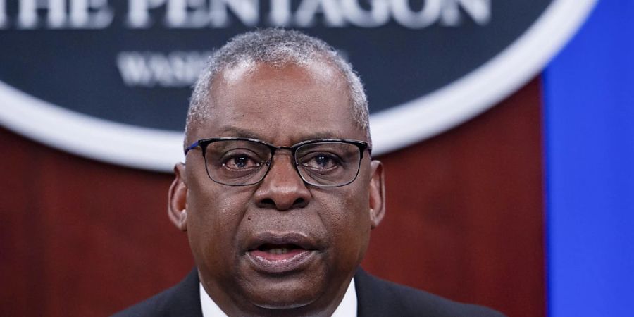 ARCHIV - Lloyd Austin, Verteidigungsminister der USA, spricht. Foto: Cliff Owen/AP/dpa