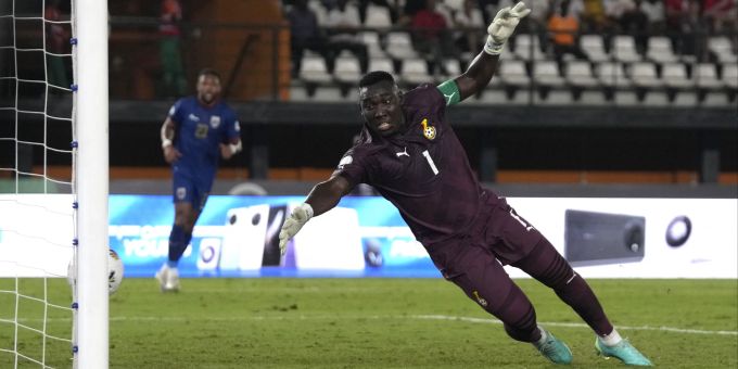Anstelle von Zigi hütet Richard Ofori das Tor bei Ghana. Richard Ofori