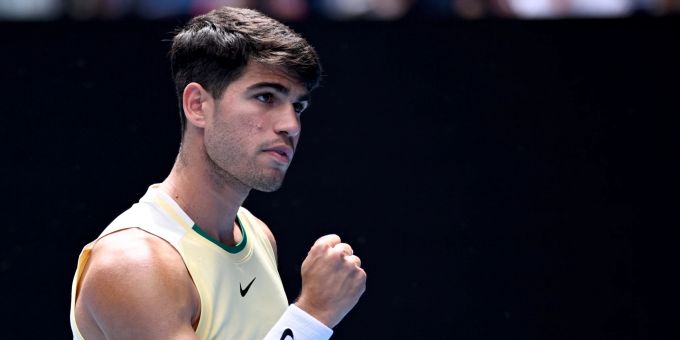 Carlos Alcaraz ist an den Australian Open auf Kurs. Australian Open