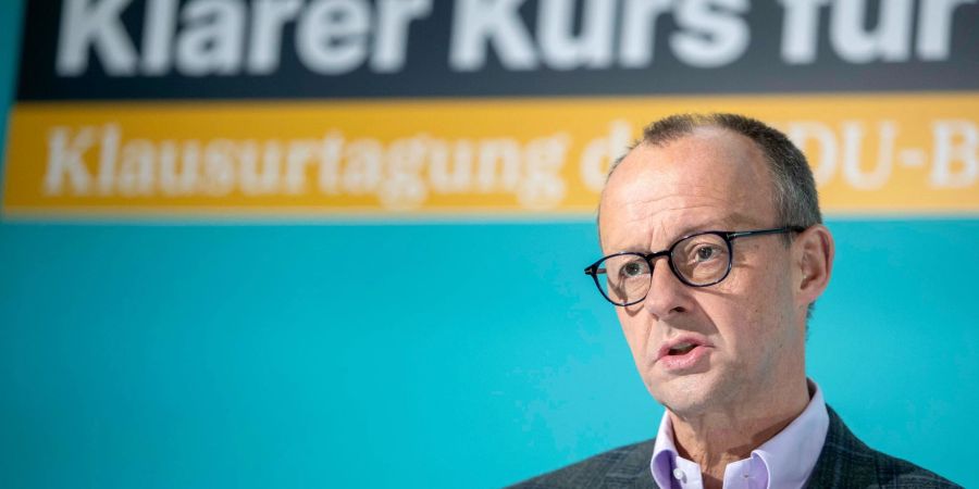 CDU-Parteichef Friedrich Merz grenzt die Partei gegen die konservative Werteunion ab.