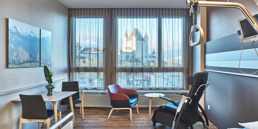 Die neuen Privatzimmer mit Schlossblick.