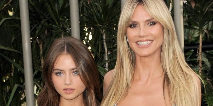 Model-Tochter - Leni Klum macht Mutter Heidi stolz