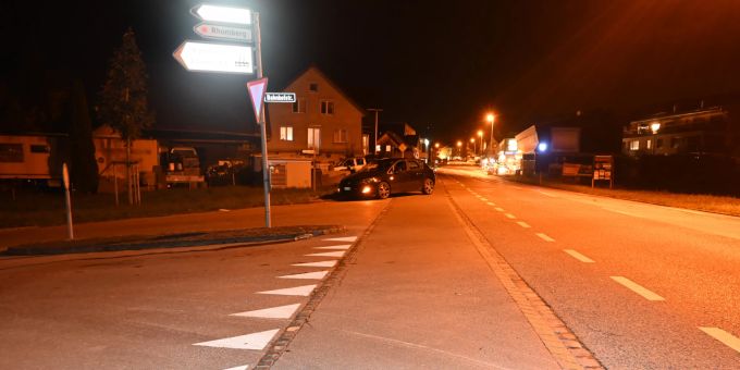Marbach SG - 28-jähriger E-Scooterlenker bei Kollision verletzt
