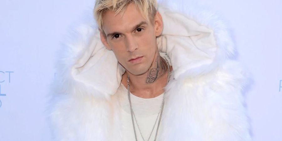 Aaron Carter auf dem Roten Teppich im Jahr 2017.