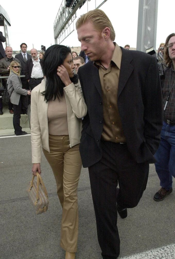 Mit dem Rummel um Becker und sich kam die Rapperin nur schwer zurecht. Boris Becker Sabrina Setlur