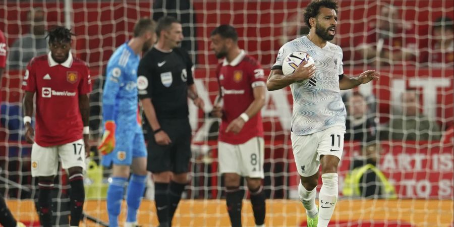 Der Anschlusstreffer von Mohamed Salah in der 81. Minute kommt zu spät.