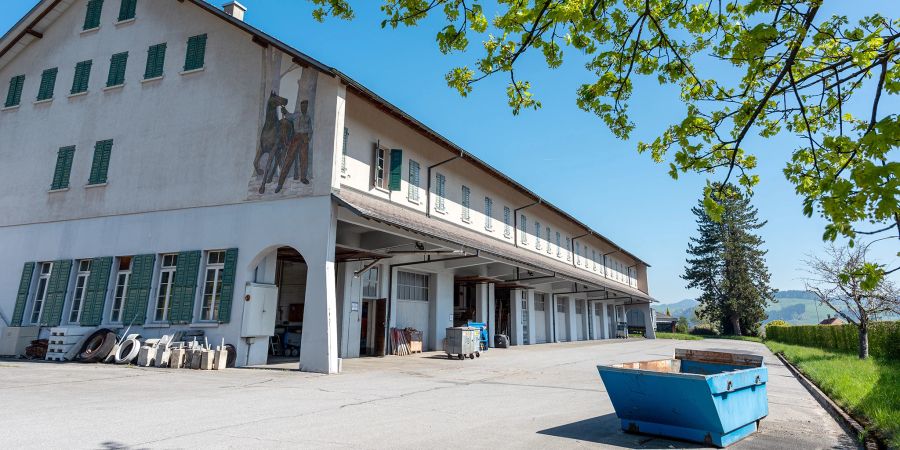 Der Werkhof der Gemeinde Signau im ehemaligen Zeughaus an der Dorfstrasse.