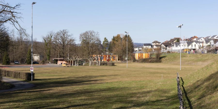 Die Sportanlagen im Schachen in Holderbank (AG).