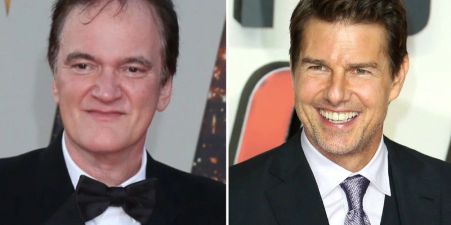 Regisseur Quentin Tarantino (links) und «Top Gun: Maverick»-Hauptdarsteller Tom Cruise.