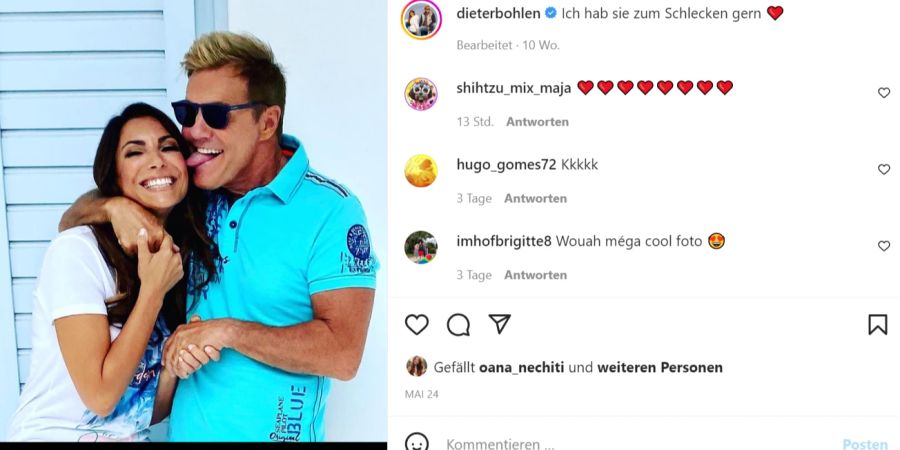 Dieter Bohlen und seine Carina machen Ferien auf Mallorca.