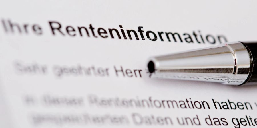 "Ihre Renteninformation" ist auf einer Renteninformation der Deutschen Rentenversicherung zu lesen.