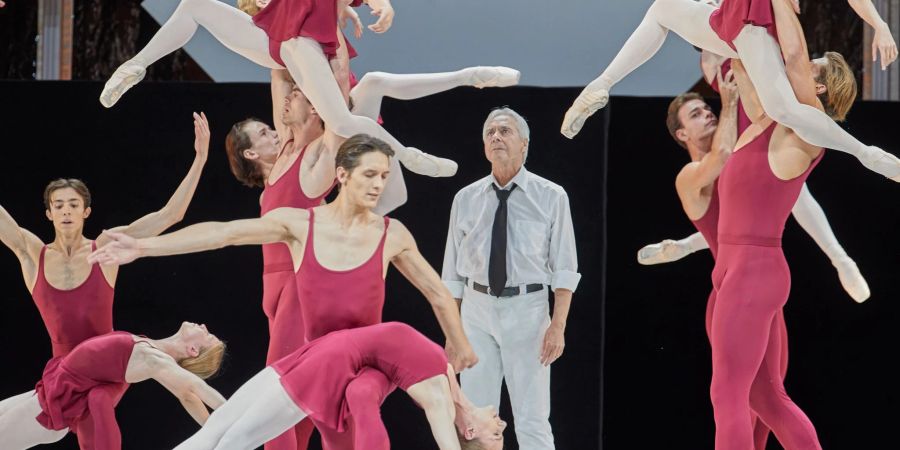 Das Hamburg Ballett zeigt «The World of John Neumeier» auf dem Rathausmarkt.