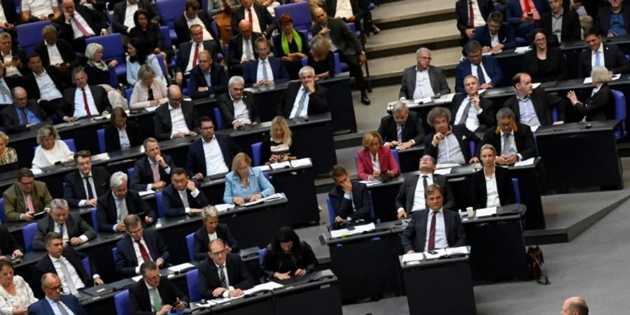 Plenum des Bundestags