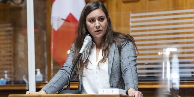 Nationalrätin Samira Marti (SP/BL). Samira Marti AHV