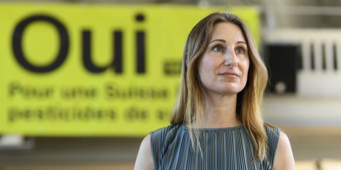 Adèle Thorens Goumaz setzte sich unter anderem für die Initiative «Für eine Schweiz ohne synthetische Pestizide» ein. Adèle Thorens Goumaz