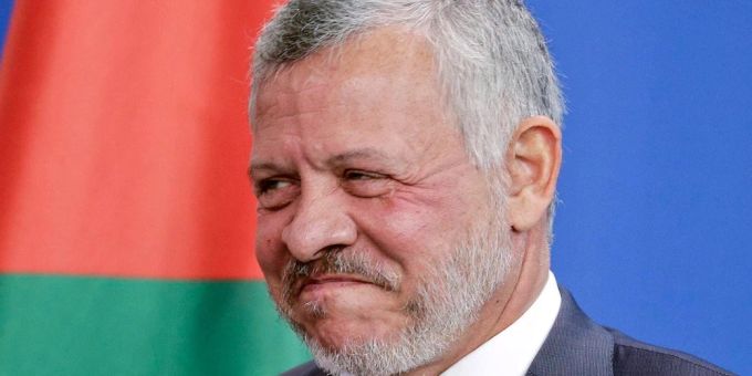 Abdullah II. bin al-Hussein bei einem Auftritt in Berlin. Abdullah II. bin al-Hussein bei einem Auftritt in Berlin.