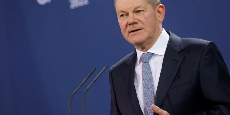 Bundeskanzler Olaf Scholz in Berlin