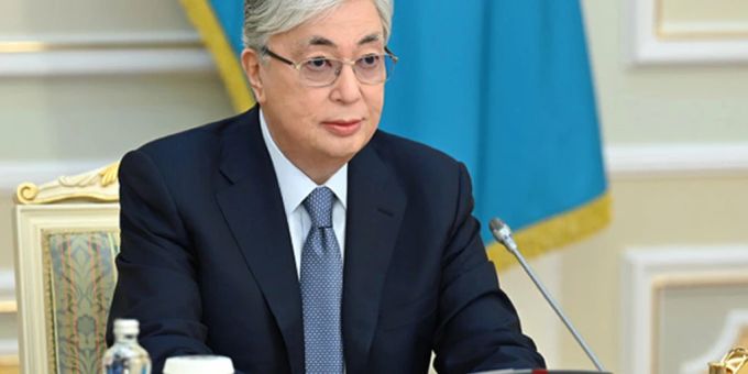 HANDOUT - Kasachstans Präsident Kassym-Schomart Tokajew geht weiter gegen die Machtstrukturen seines Vorgängers Nursultan Nasarbajew vor. Foto: Uncredited/Kazakhstan's Presidential Press Service/AP/dpa - ACHTUNG: Nur zur redaktionellen Verwendung im Zusammenhang mit der aktuellen Berichterstattung und nur mit vollständiger Nennung des vorstehenden Credits kasachstan