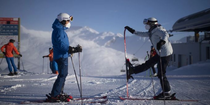 Im gemeinsamen Skigebiet Samnaun GR/Ischgl Ö gilt 2G wegen des Coronavirus. Coronavirus