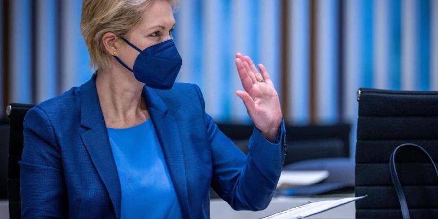 Manuela Schwesig zog wegen einer Verbal-Attacke von Hamburgs CDU-Vorsitzendem Christoph Ploss vor Gericht. Foto: Jens Büttner/dpa-Zentralbild/dpa