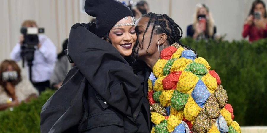 Rihanna and ASAP Rocky im September 2021